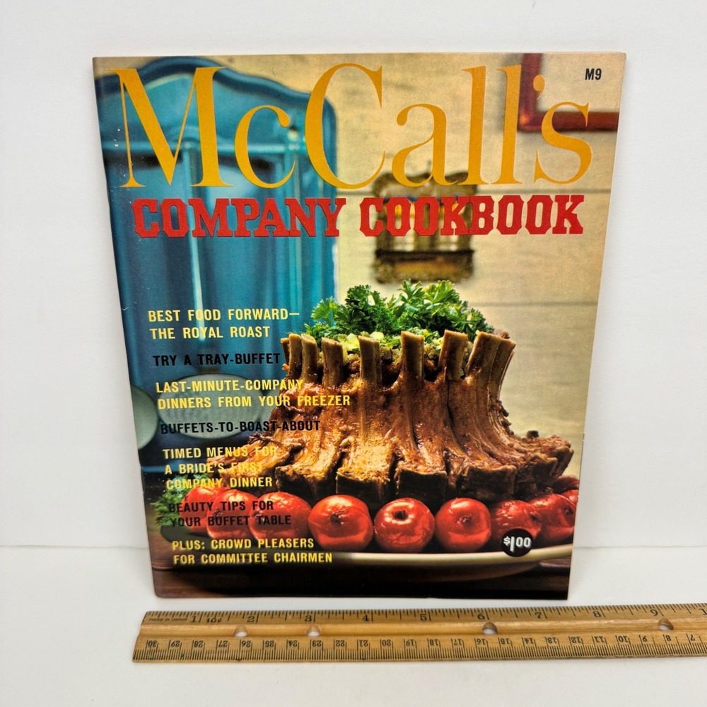 Vtg 60s McCalls Cookbook Collect Replacement Company Recipes M9 Paperback